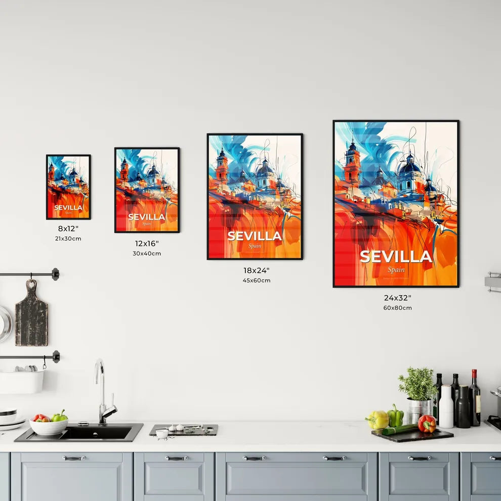 Vibrant Sevilla, Spain Kitchen Art