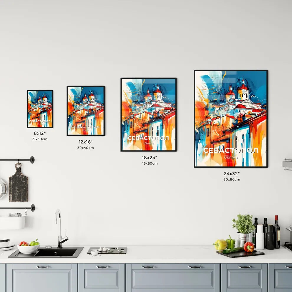 Vibrant Севастопол, Ukraine Kitchen Art