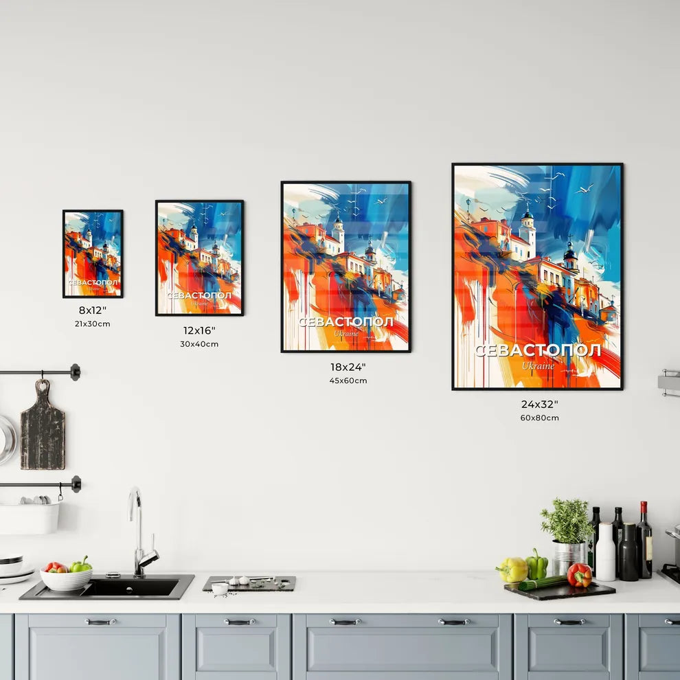 Vibrant Севастопол, Ukraine Kitchen Art
