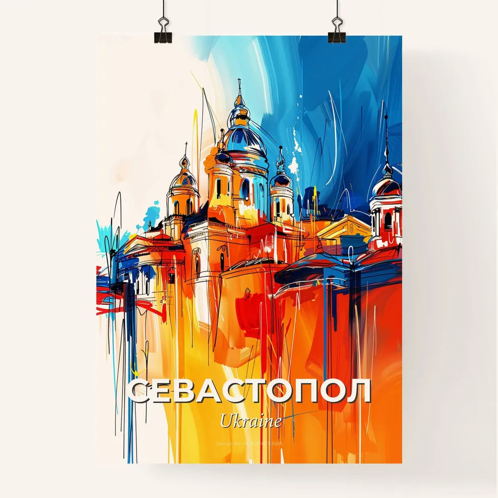 Vibrant Севастопол, Ukraine Poster