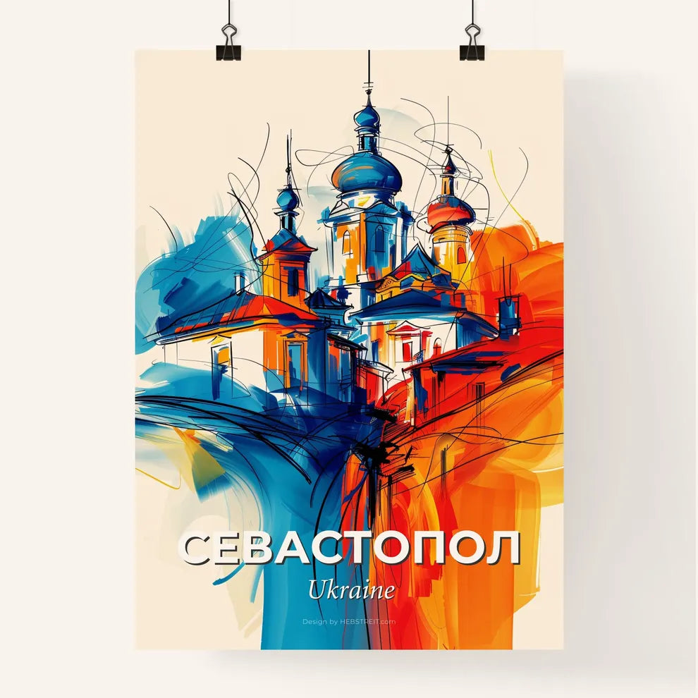 Vibrant Севастопол, Ukraine Poster