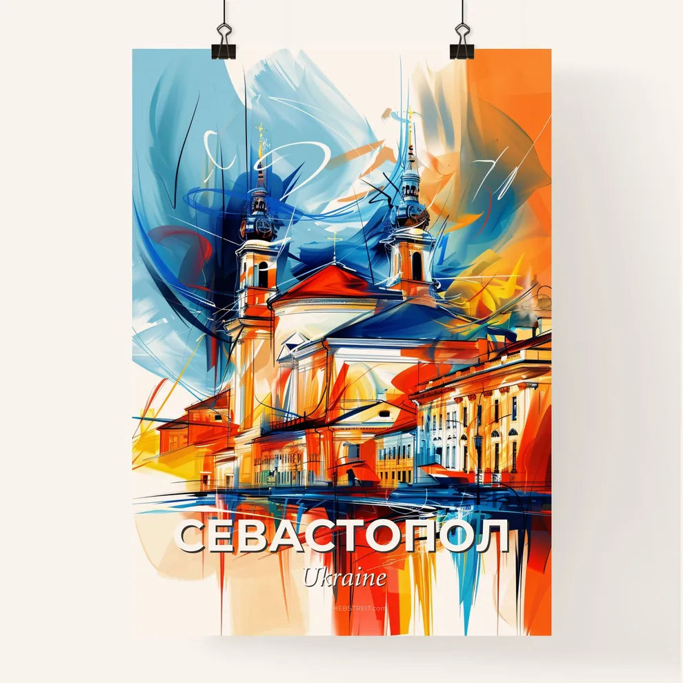 Vibrant Севастопол, Ukraine Poster