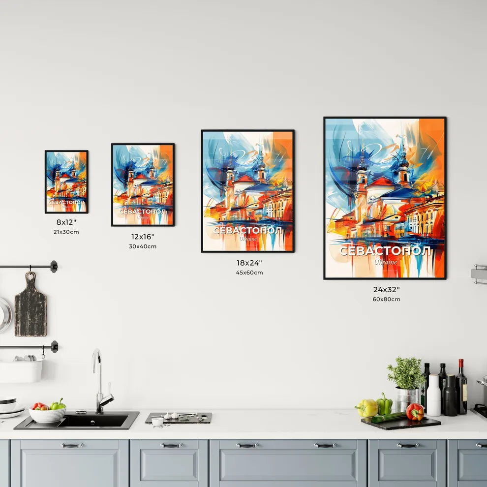 Vibrant Севастопол, Ukraine Kitchen Art