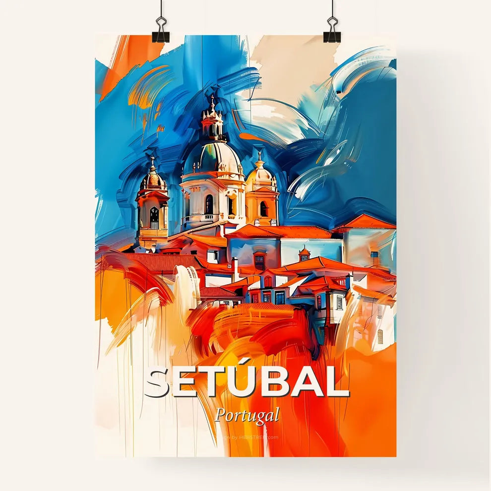 Vibrant Setúbal, Portugal Poster