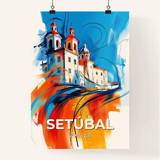 Vibrant Setúbal, Portugal Poster