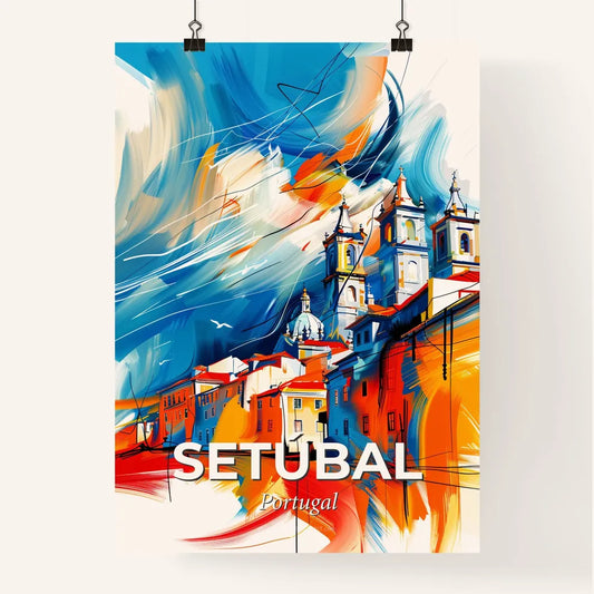 Vibrant Setúbal, Portugal Poster