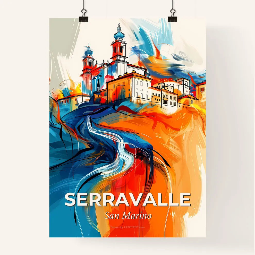 Vibrant Serravalle, San Marino Poster