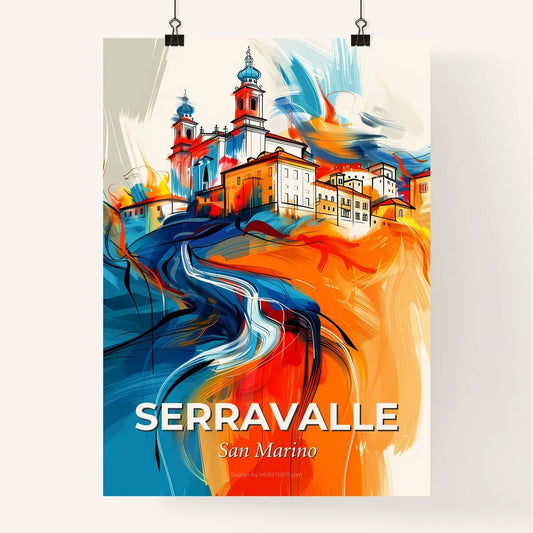Vibrant Serravalle, San Marino Poster