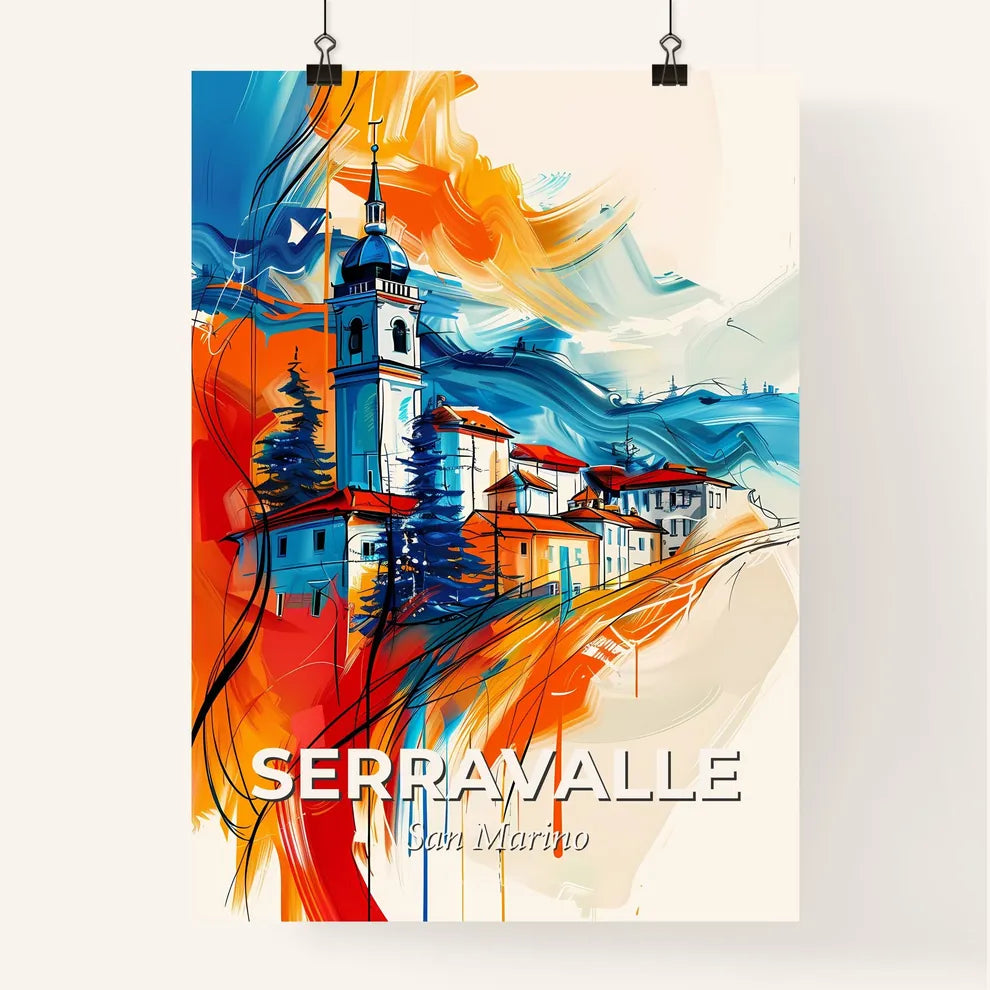 Vibrant Serravalle, San Marino Poster