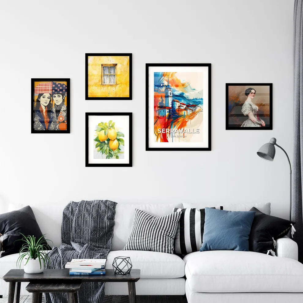 Vibrant Serravalle, San Marino Wall Art Collection