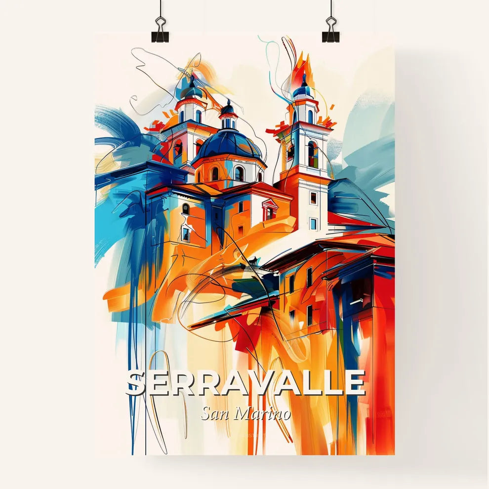 Vibrant Serravalle, San Marino Poster