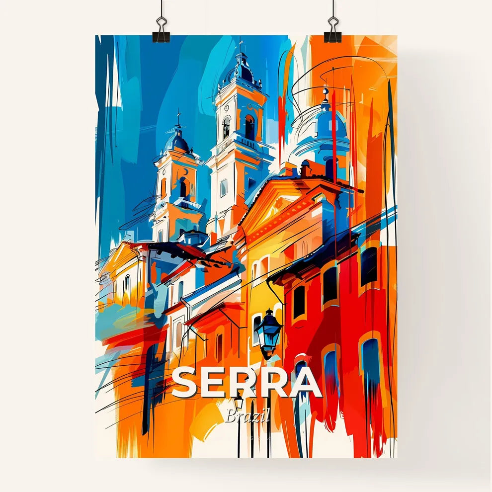 Vibrant Serra, Brazil Poster