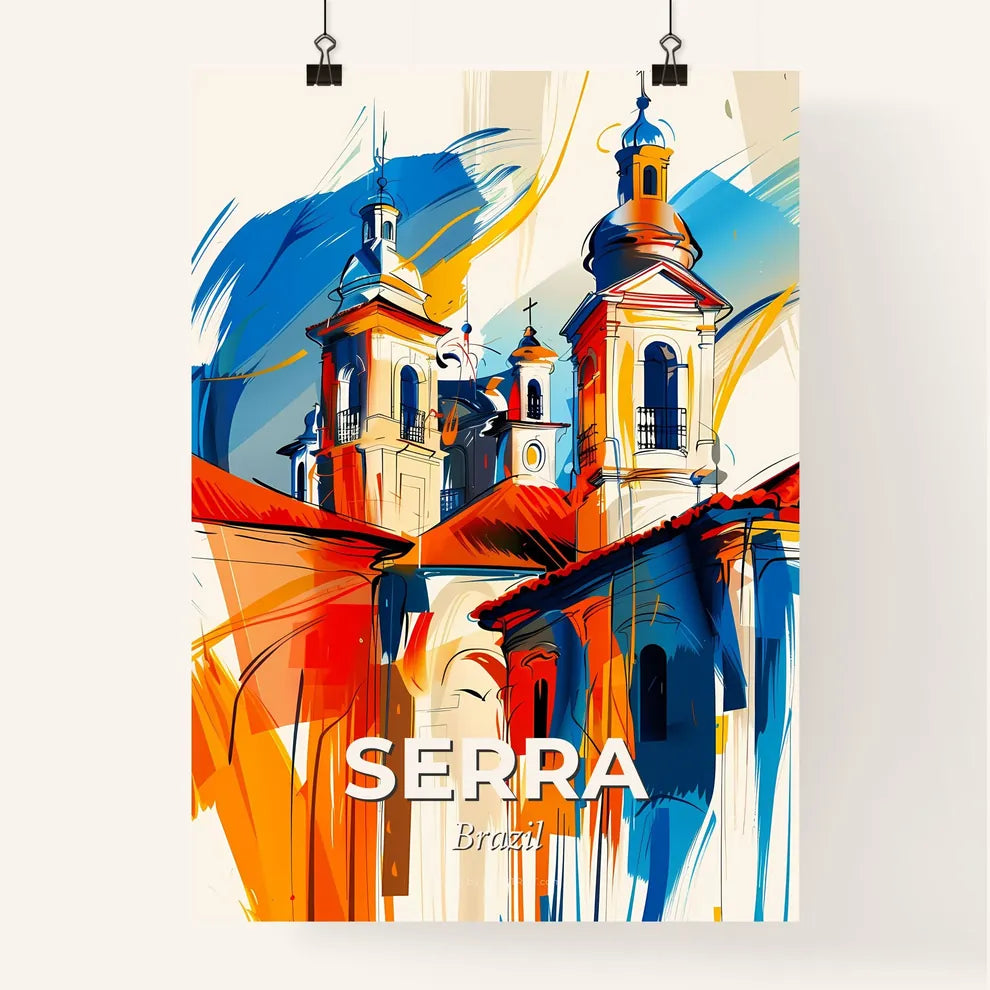 Vibrant Serra, Brazil Poster