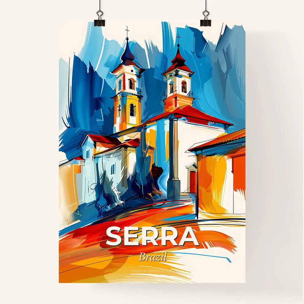 Vibrant Serra, Brazil Poster