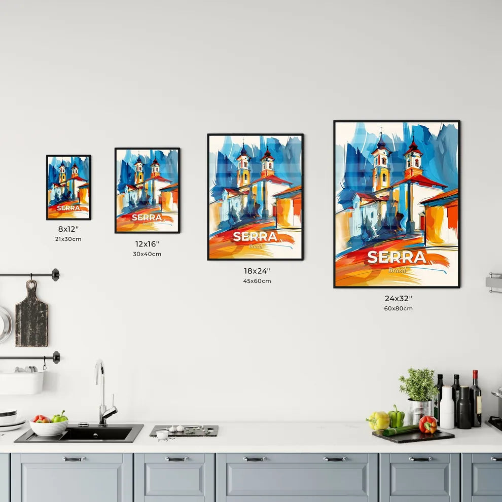 Vibrant Serra, Brazil Kitchen Art