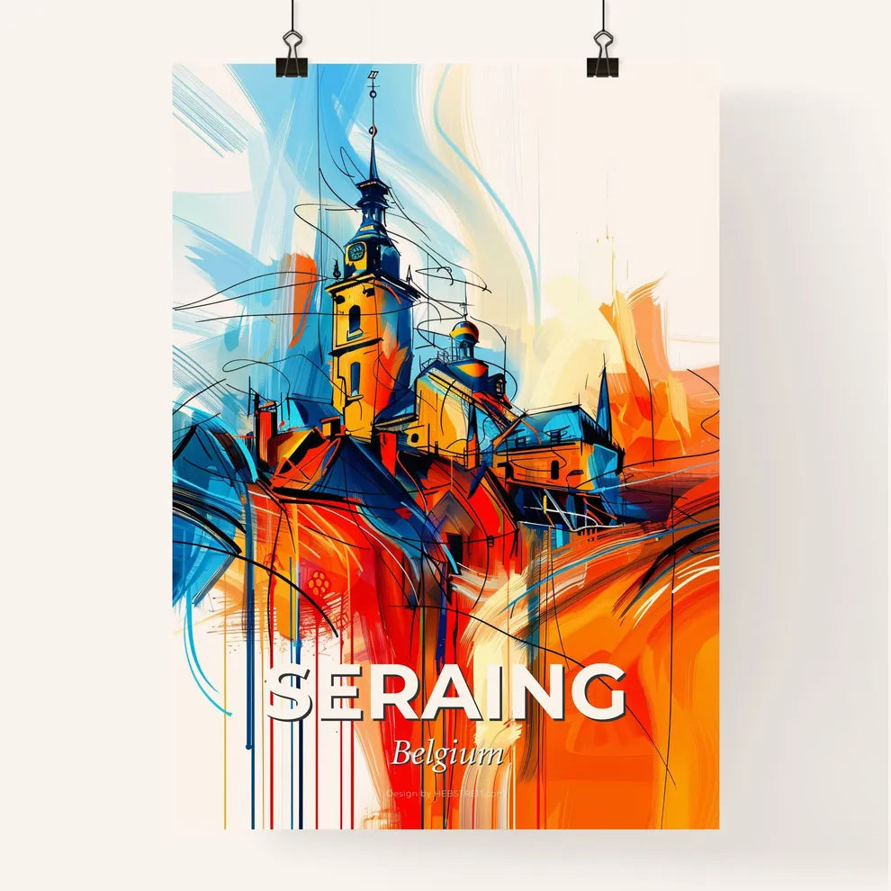 Vibrant Seraing, Belgium Poster