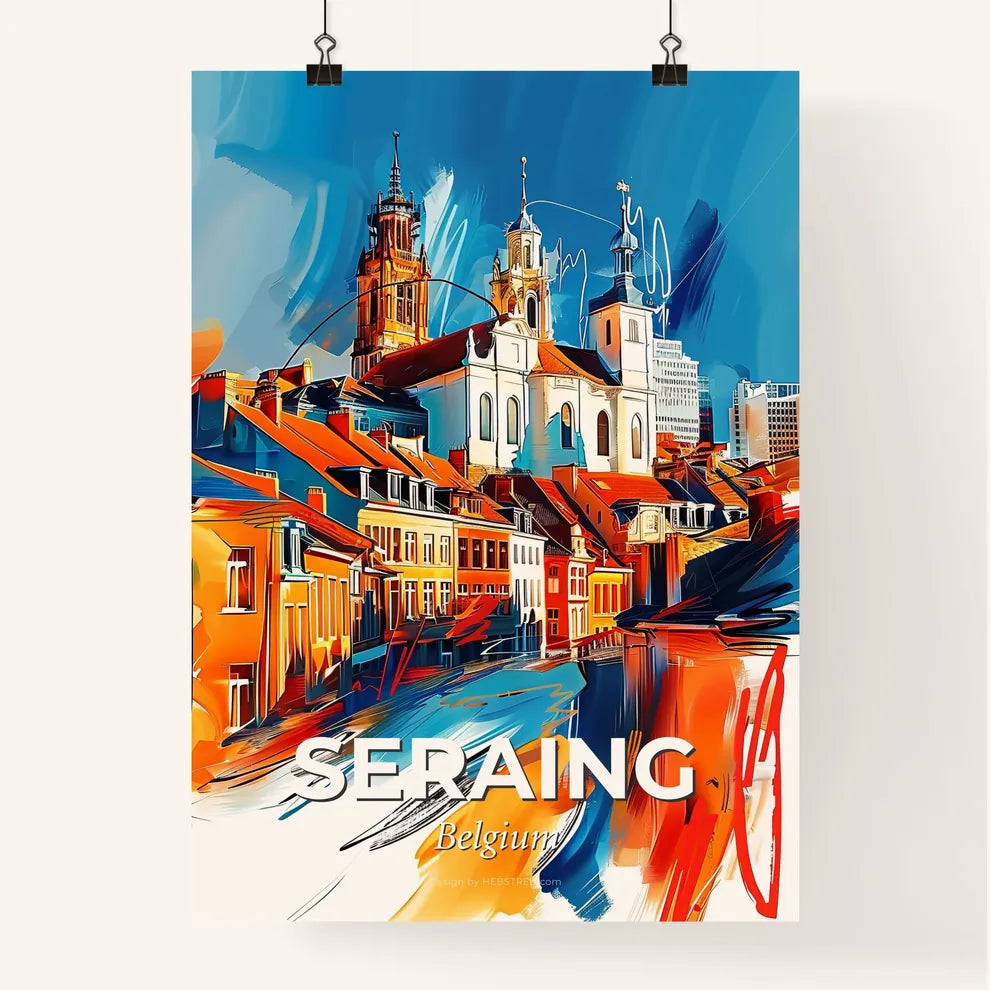 Vibrant Seraing, Belgium Poster