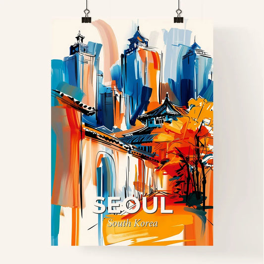 Vibrant Seoul, South Korea Poster