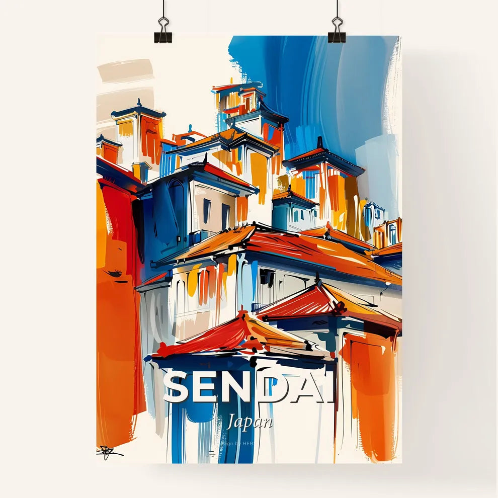 Vibrant Sendai, Japan Poster