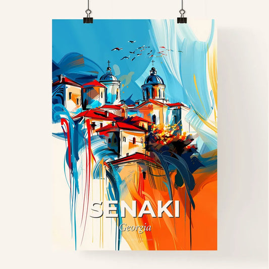 Vibrant Senaki, Georgia Poster
