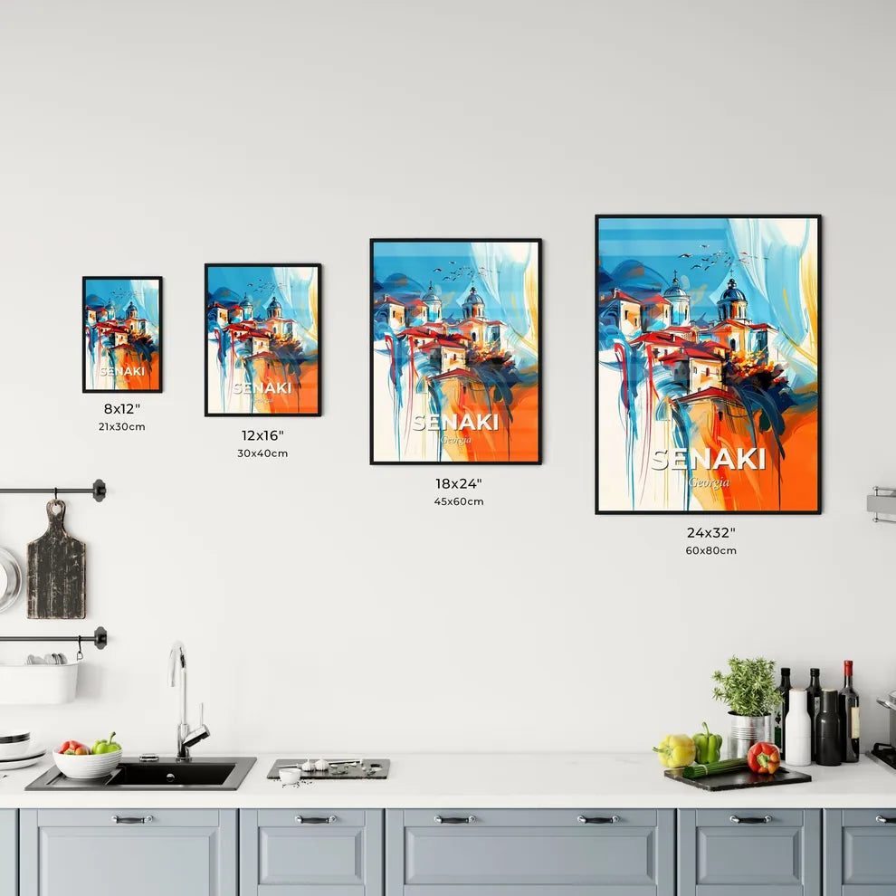 Vibrant Senaki, Georgia Kitchen Art