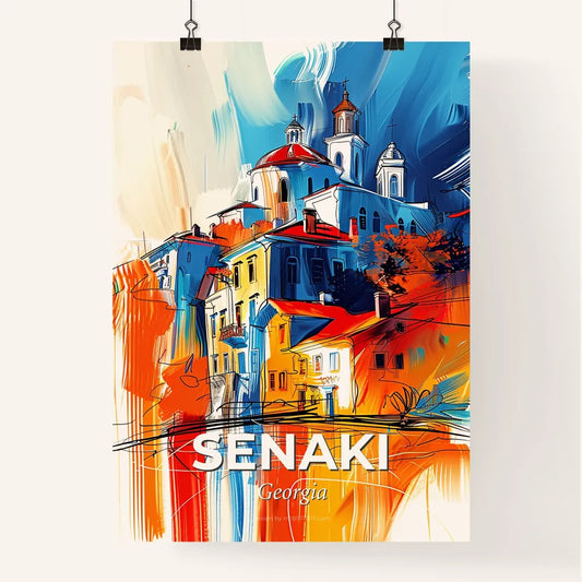 Vibrant Senaki, Georgia Poster