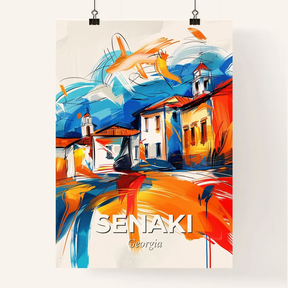 Vibrant Senaki, Georgia Poster