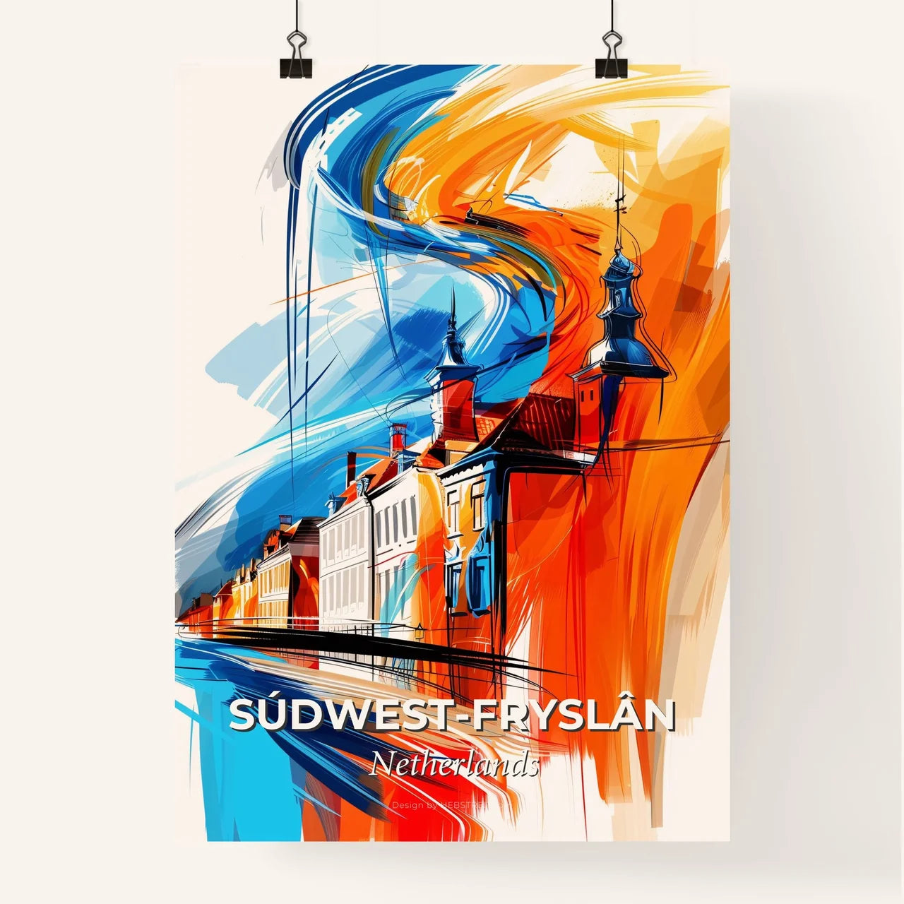 Vibrant Súdwes Poster