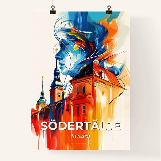 Vibrant Södertälje, Sweden Poster
