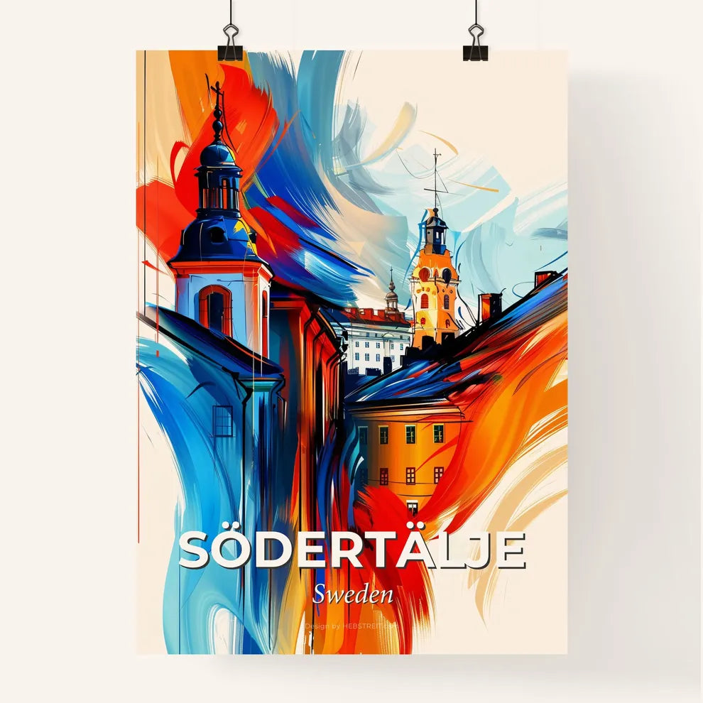 Vibrant Södertälje, Sweden Poster