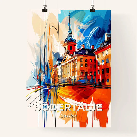 Vibrant Södertälje, Sweden Poster