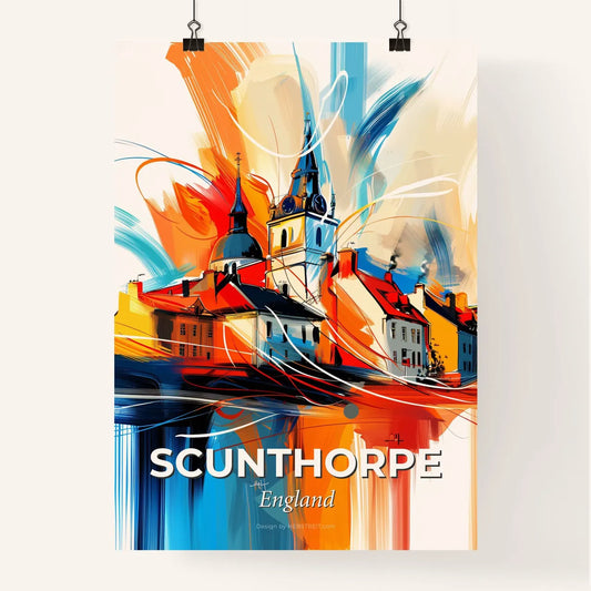 Vibrant Scunthorpe, England Poster