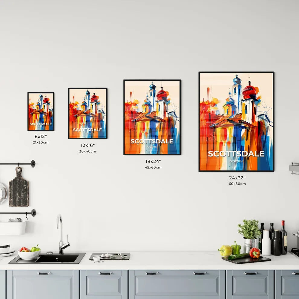 Vibrant Scottsdale, Arizona Kitchen Art