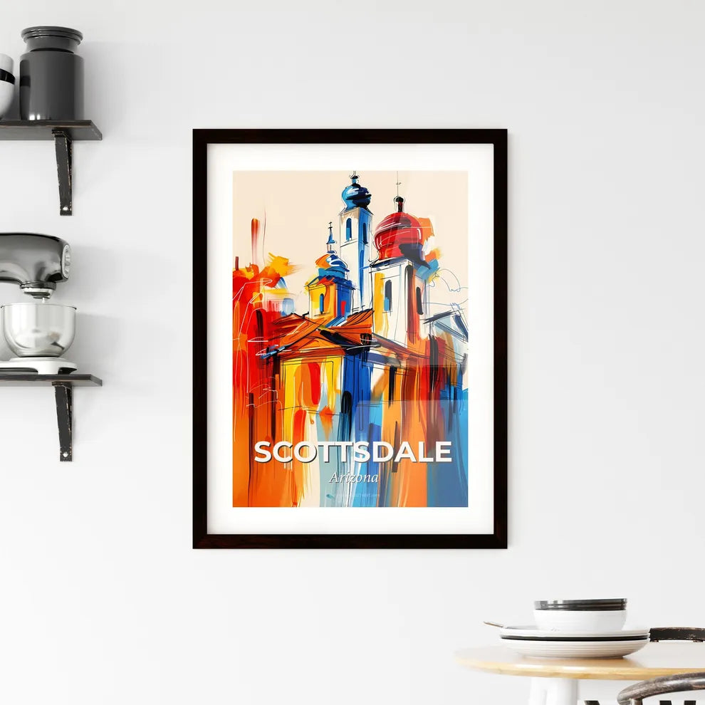 Vibrant Scottsdale, Arizona Framed Print