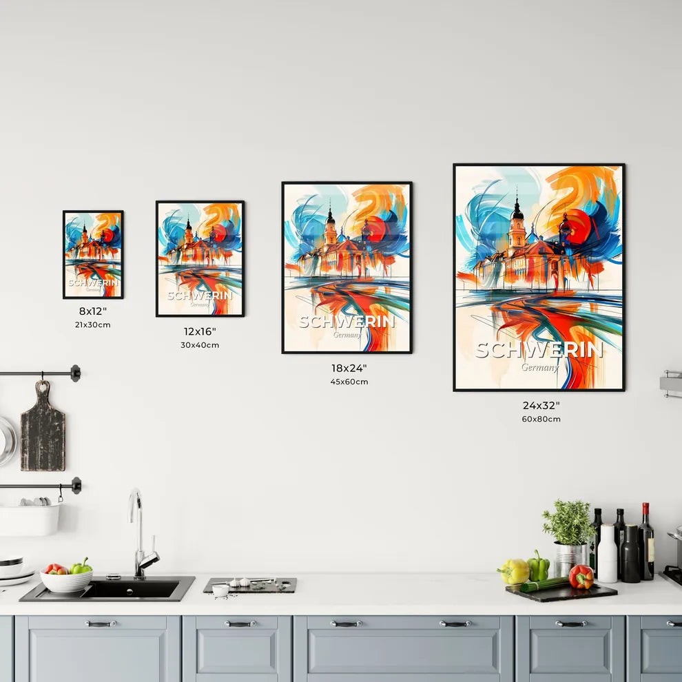 Vibrant Schwerin, Germany Kitchen Art