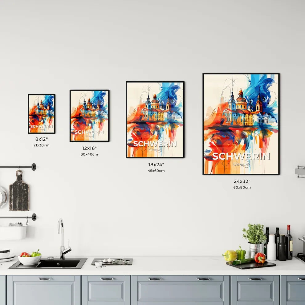 Vibrant Schwerin, Germany Kitchen Art