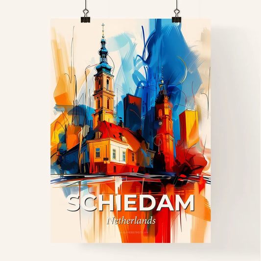 Vibrant Schiedam, Netherlands Poster