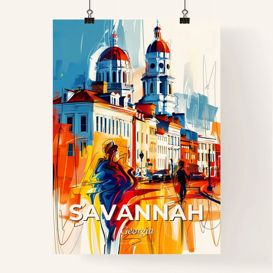 Vibrant Savannah, Georgia Poster