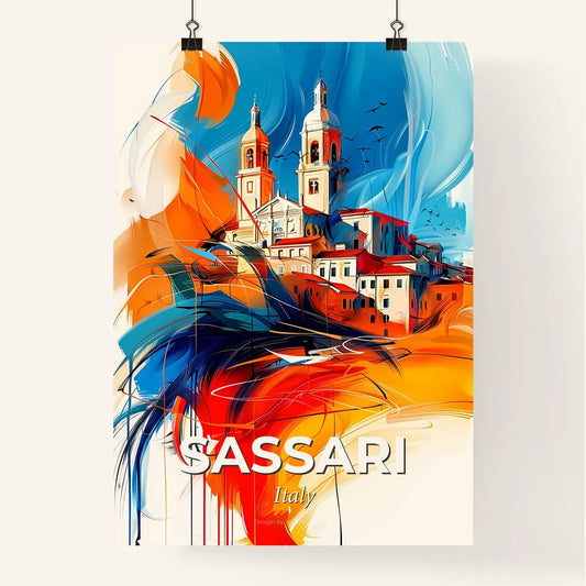 Vibrant Sassari, Italy Poster