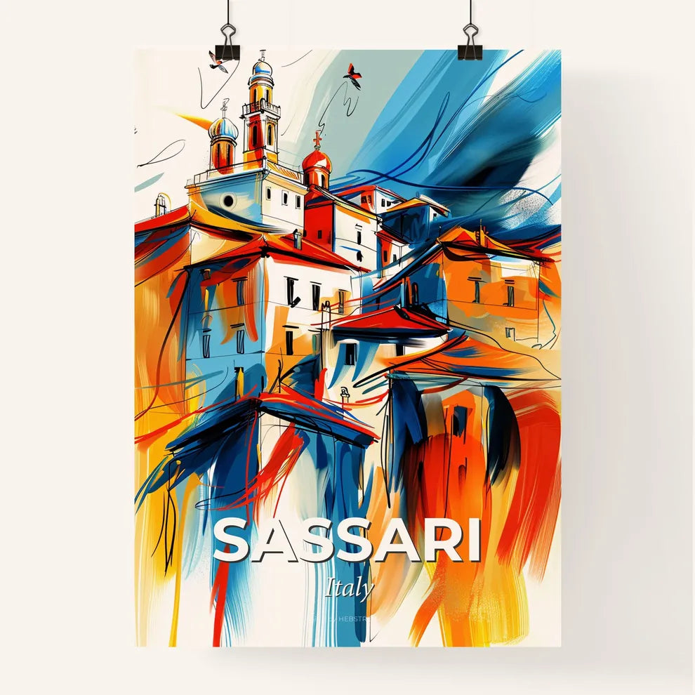 Vibrant Sassari, Italy Poster