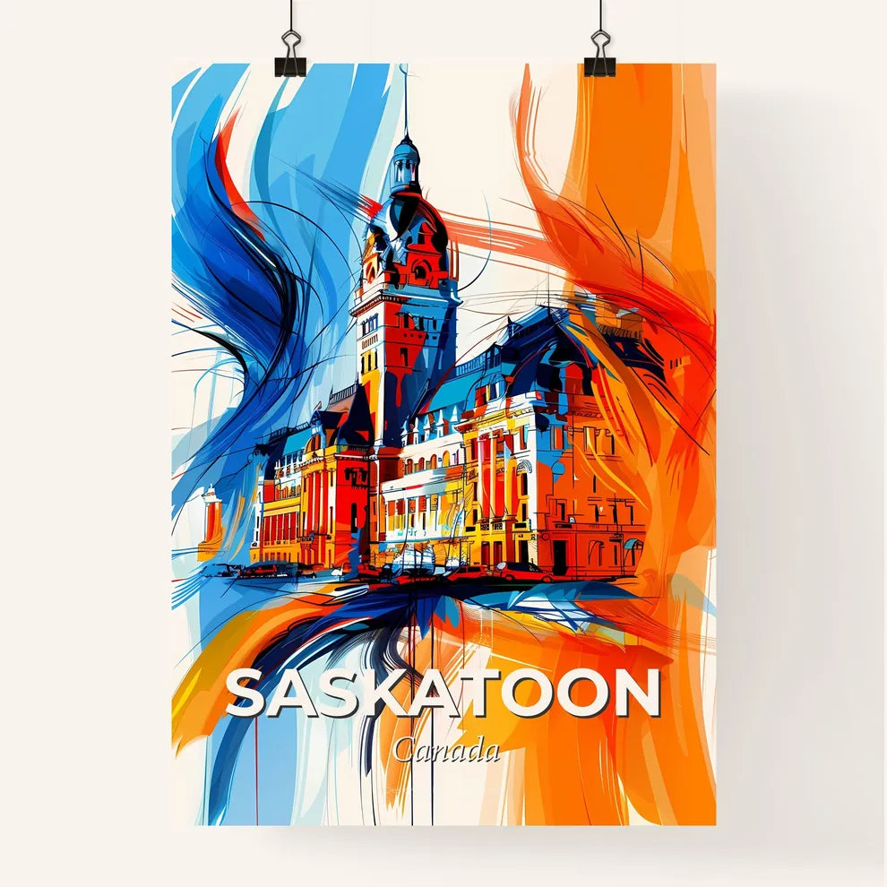 Vibrant Saskatoon, Canada Poster