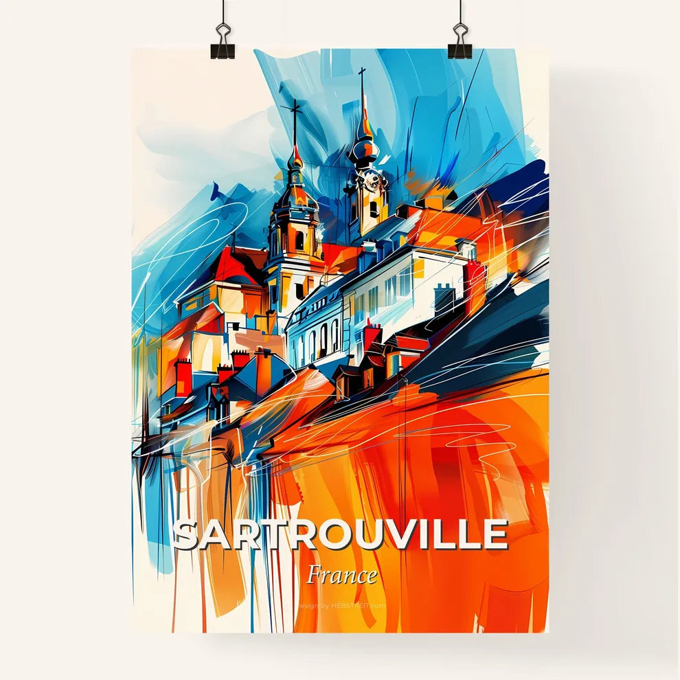 Vibrant Sartrouville, France Poster