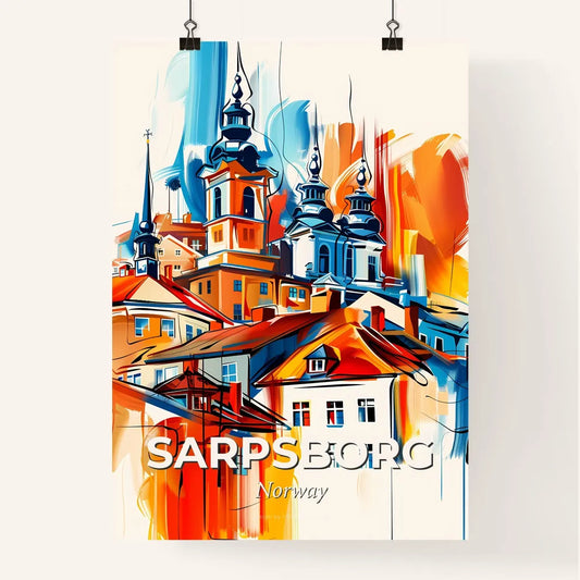 Vibrant Sarpsborg, Norway Poster