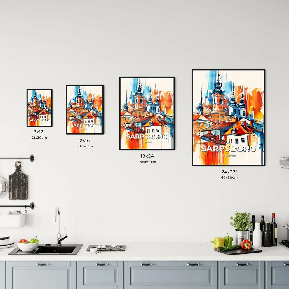 Vibrant Sarpsborg, Norway Kitchen Art