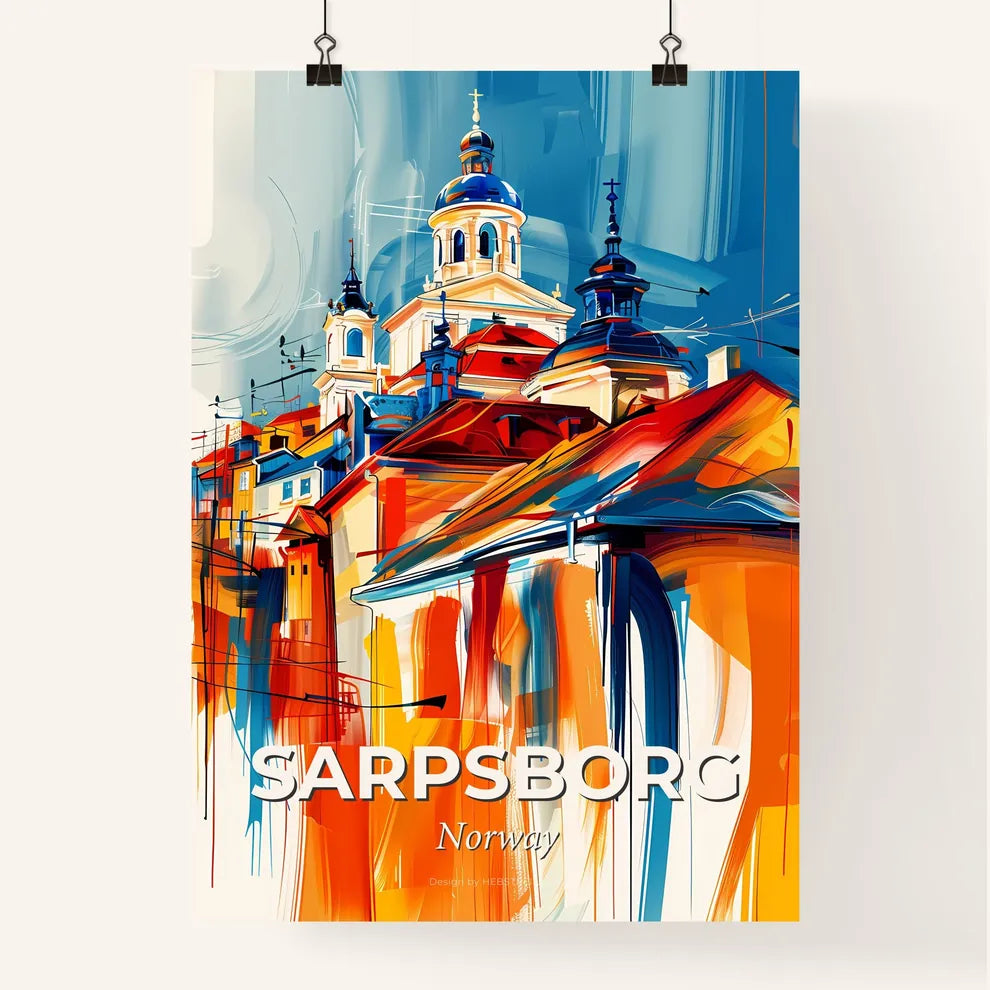 Vibrant Sarpsborg, Norway Poster