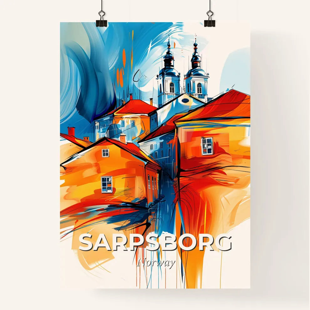 Vibrant Sarpsborg, Norway Poster