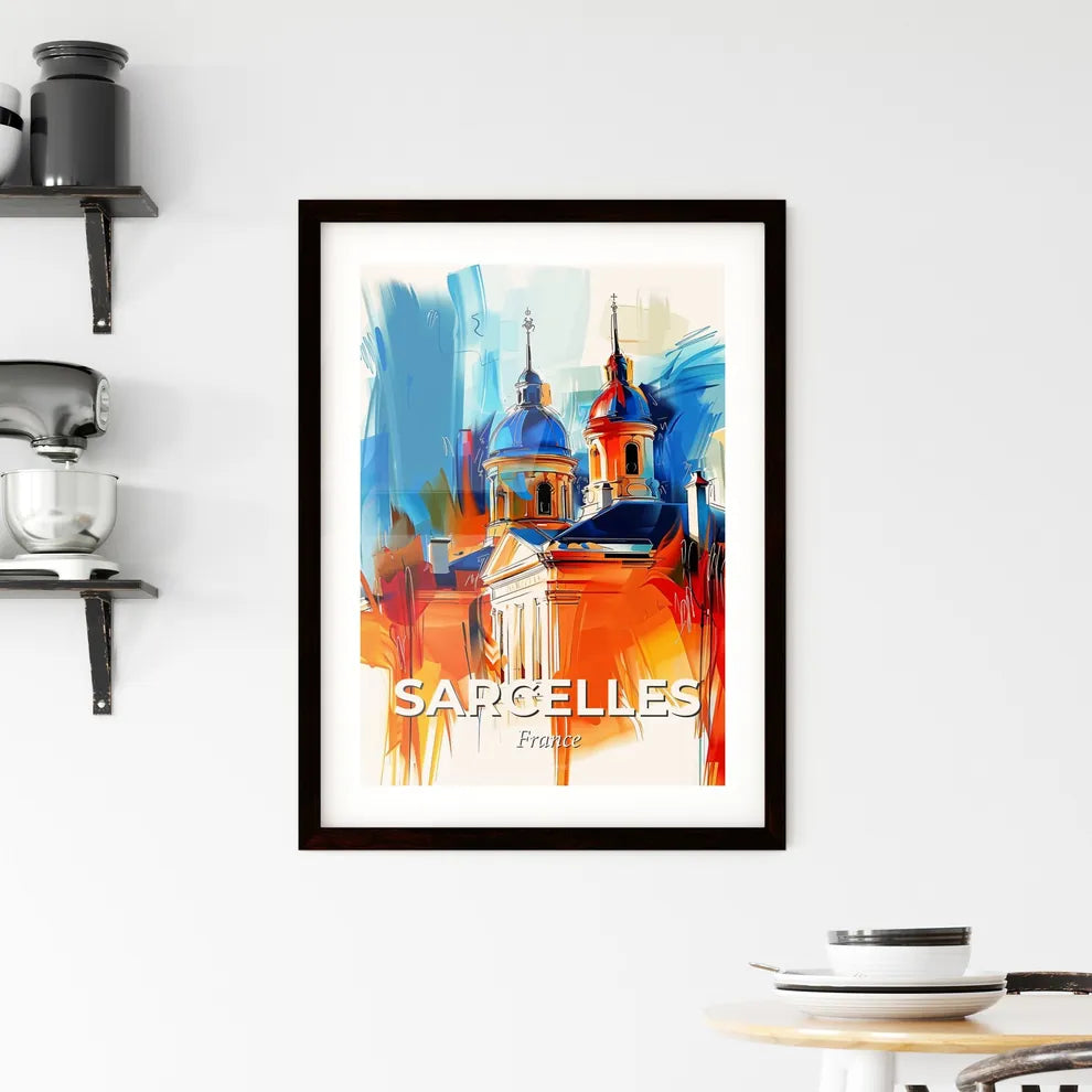 Vibrant Sarcelles, France Framed Print