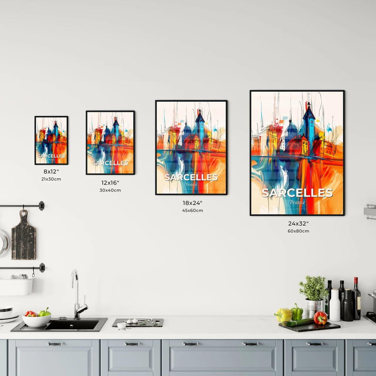 Vibrant Sarcelles, France Kitchen Art