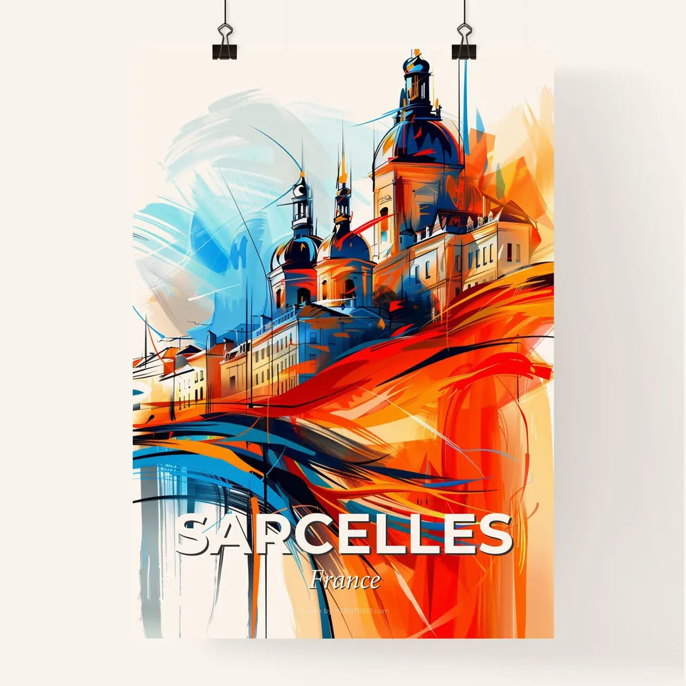 Vibrant Sarcelles, France Poster