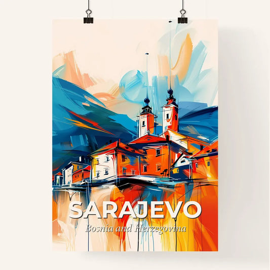 Vibrant Sarajevo, Bosnia And Herzegovina Poster